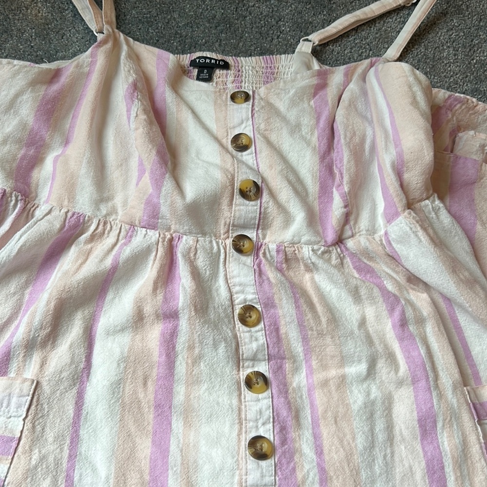Size 0 Torrid Stripped dress